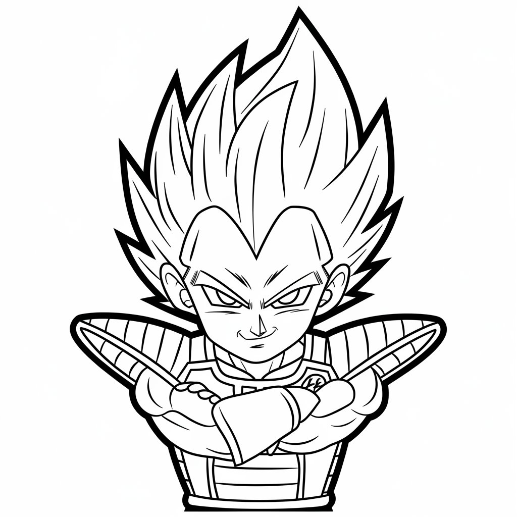 vegeta in dragon ball z