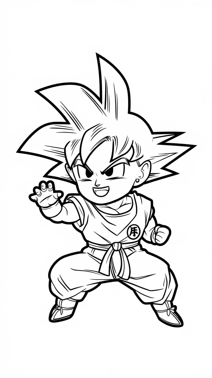 disegni da colorare di dragon ball z cell