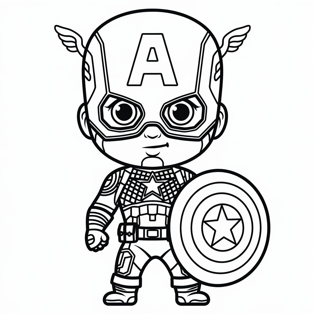 disegni supereroi da colorare