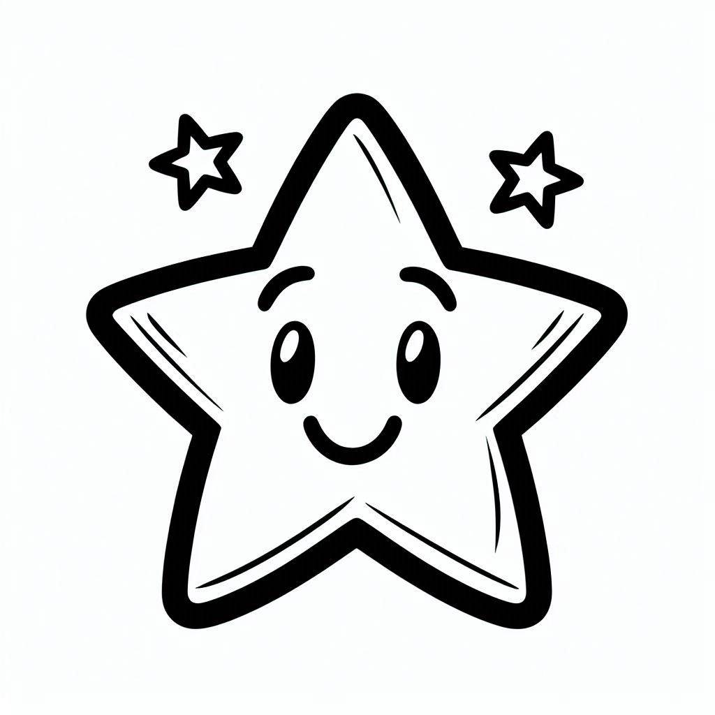 disegni da colorare di stelle