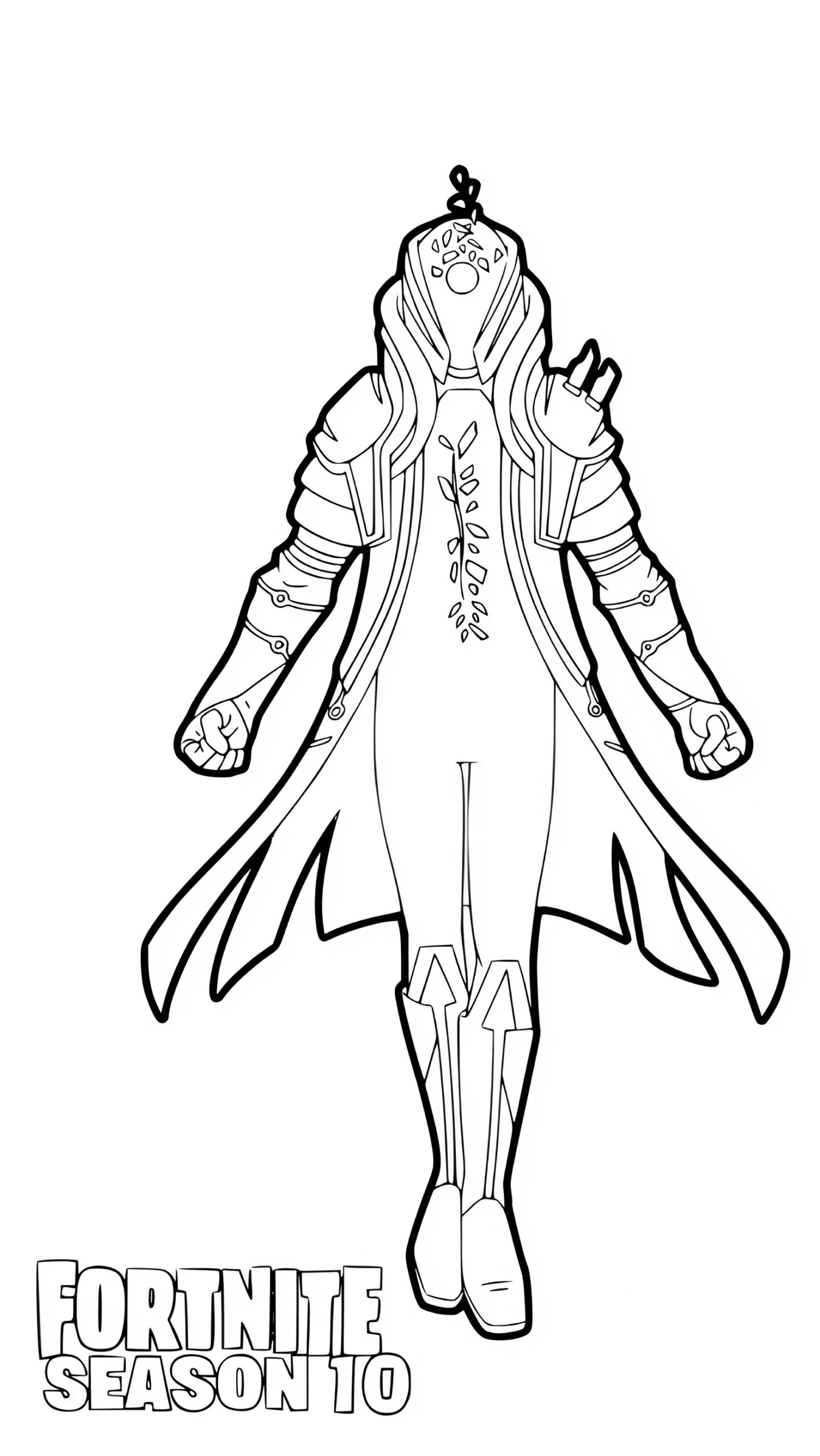skin fortnite da colorare e stampare