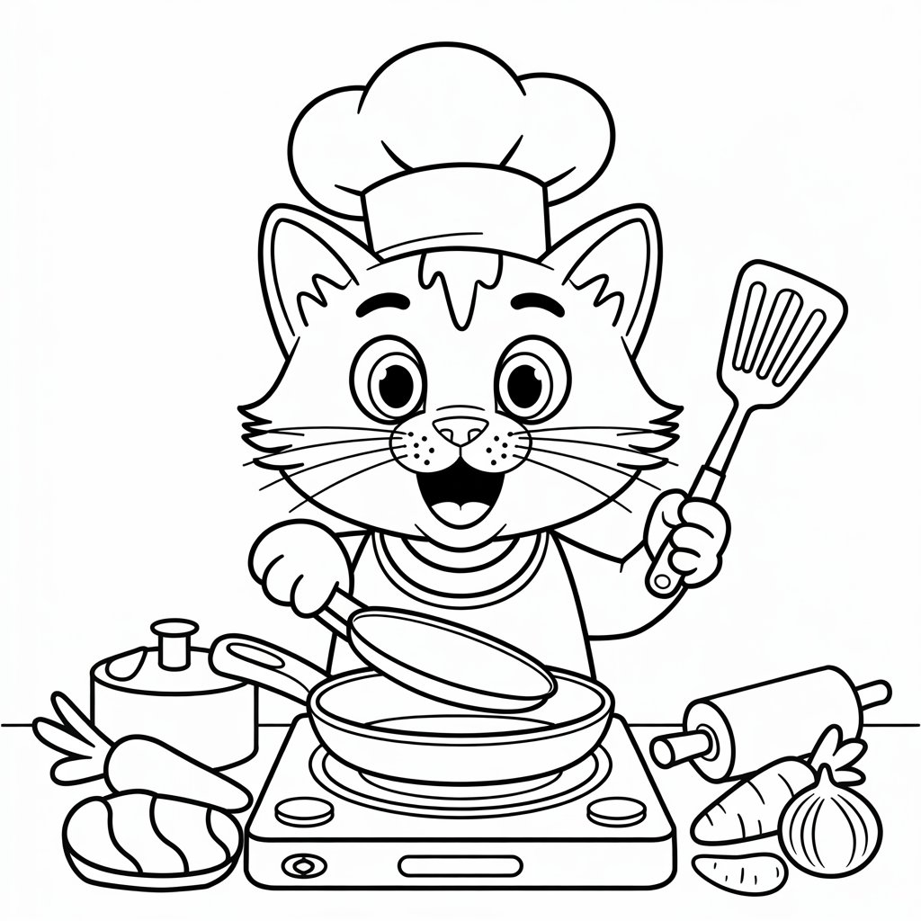 gatti unicorno da colorare