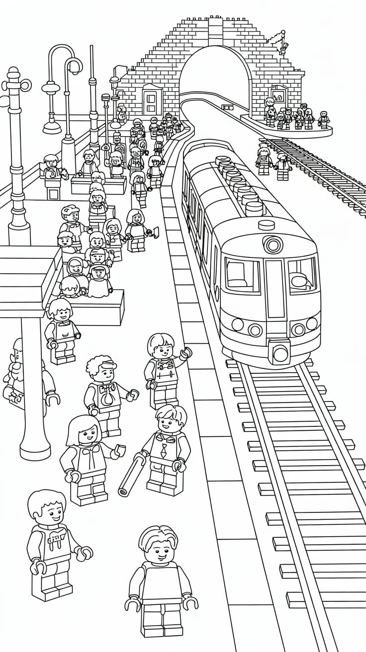 disegni da colorare di lego