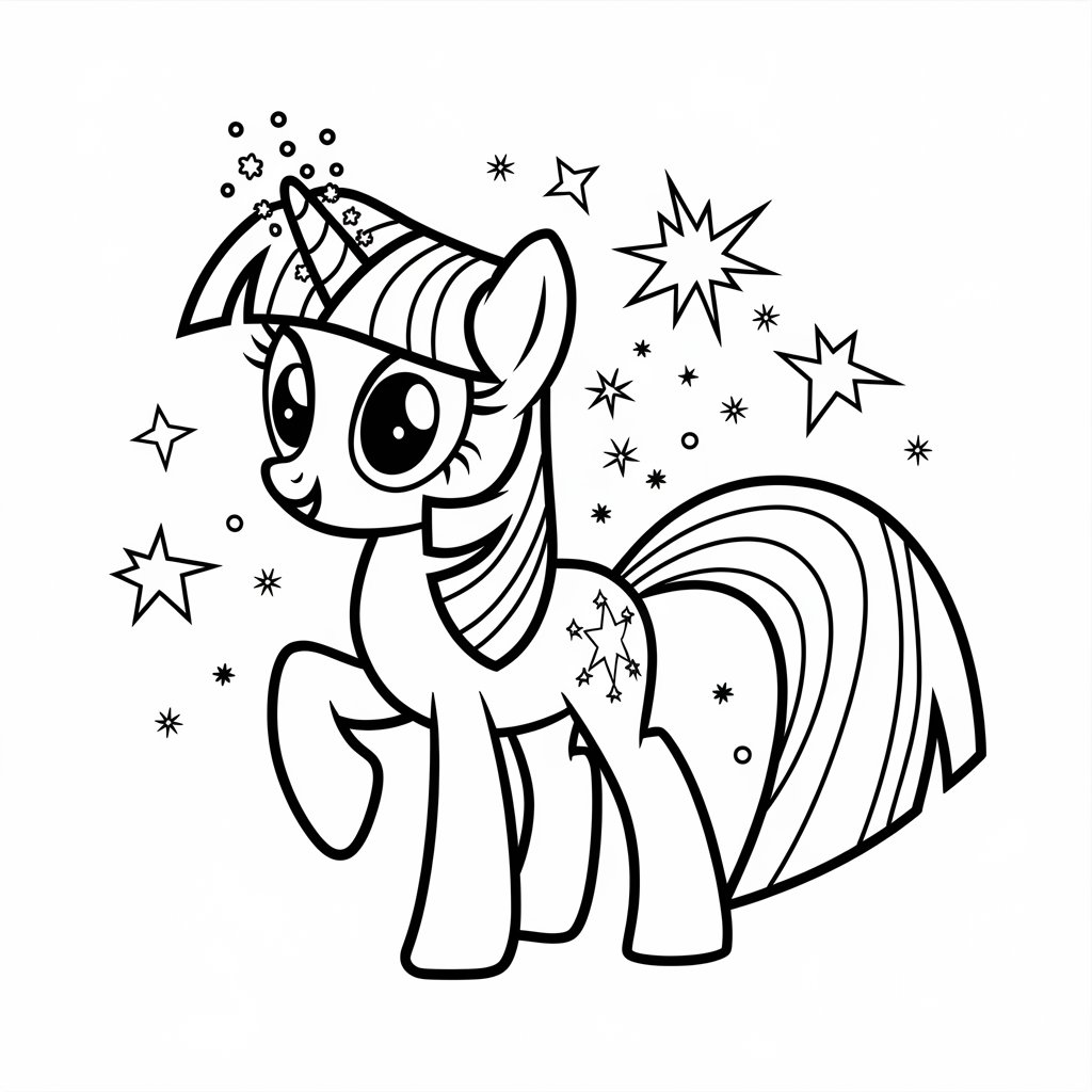 disegni da colorare di my little pony