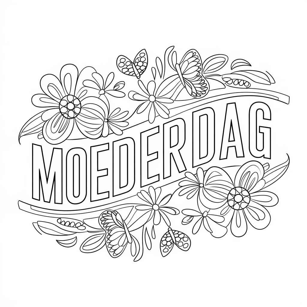 disegno festa della mamma da colorare