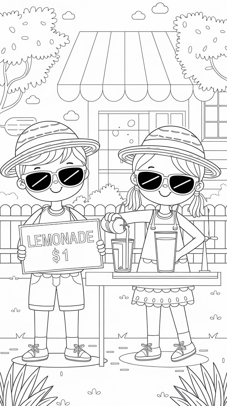 disegni da colorare per l'estate