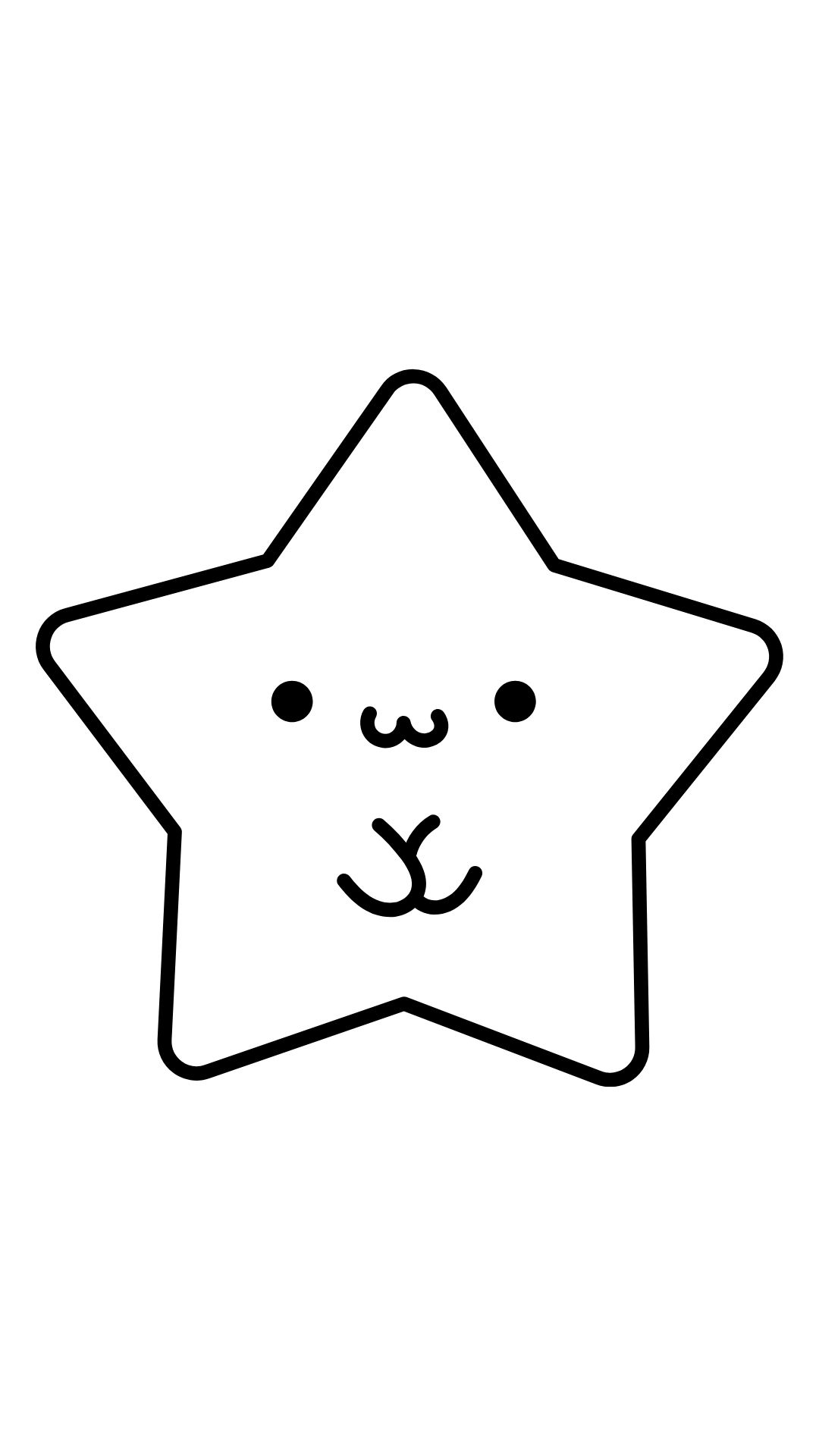 disegno di stelle da colorare