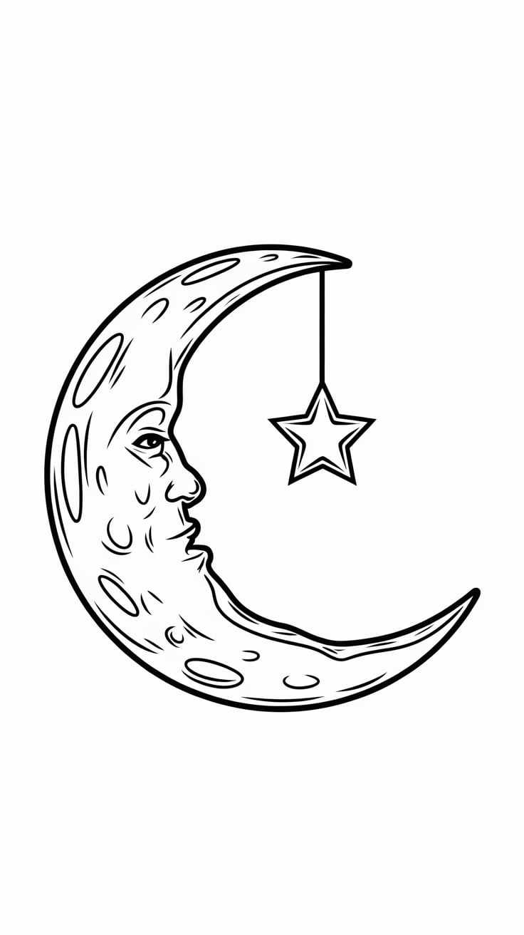 disegni di stelle da colorare