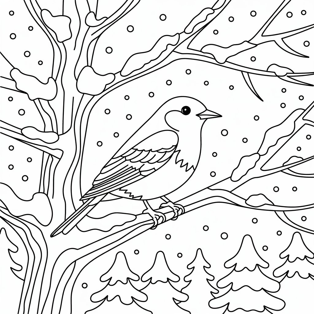 uccelli da disegnare