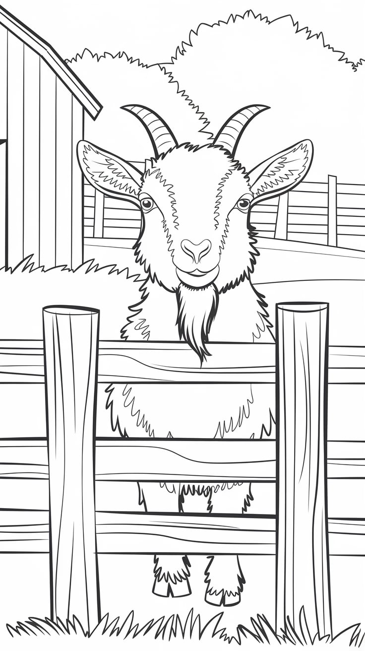 fattoria da colorare e stampare