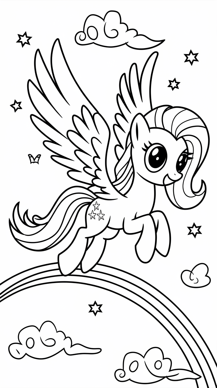 my little pony pics to color