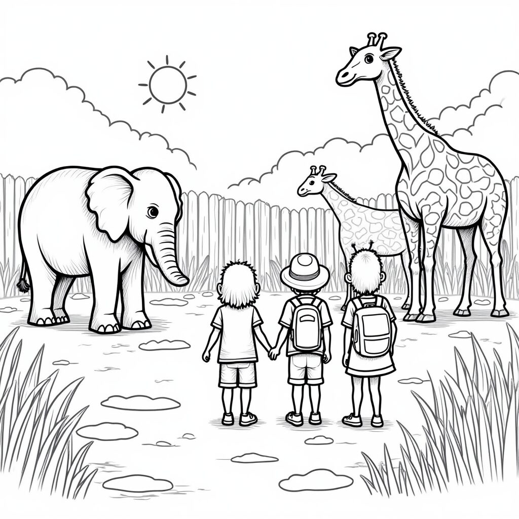 disegni da colorare estate pdf