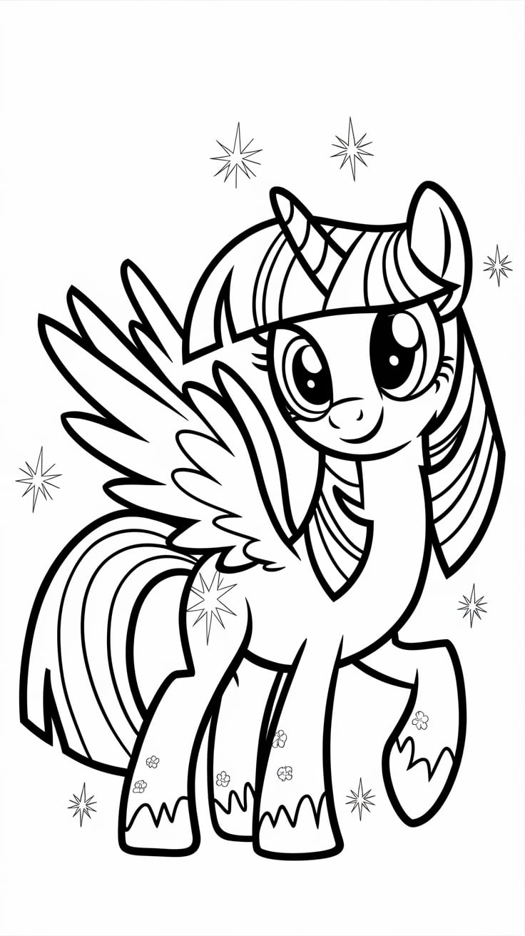 my little pony friendship is magic coloring pages
