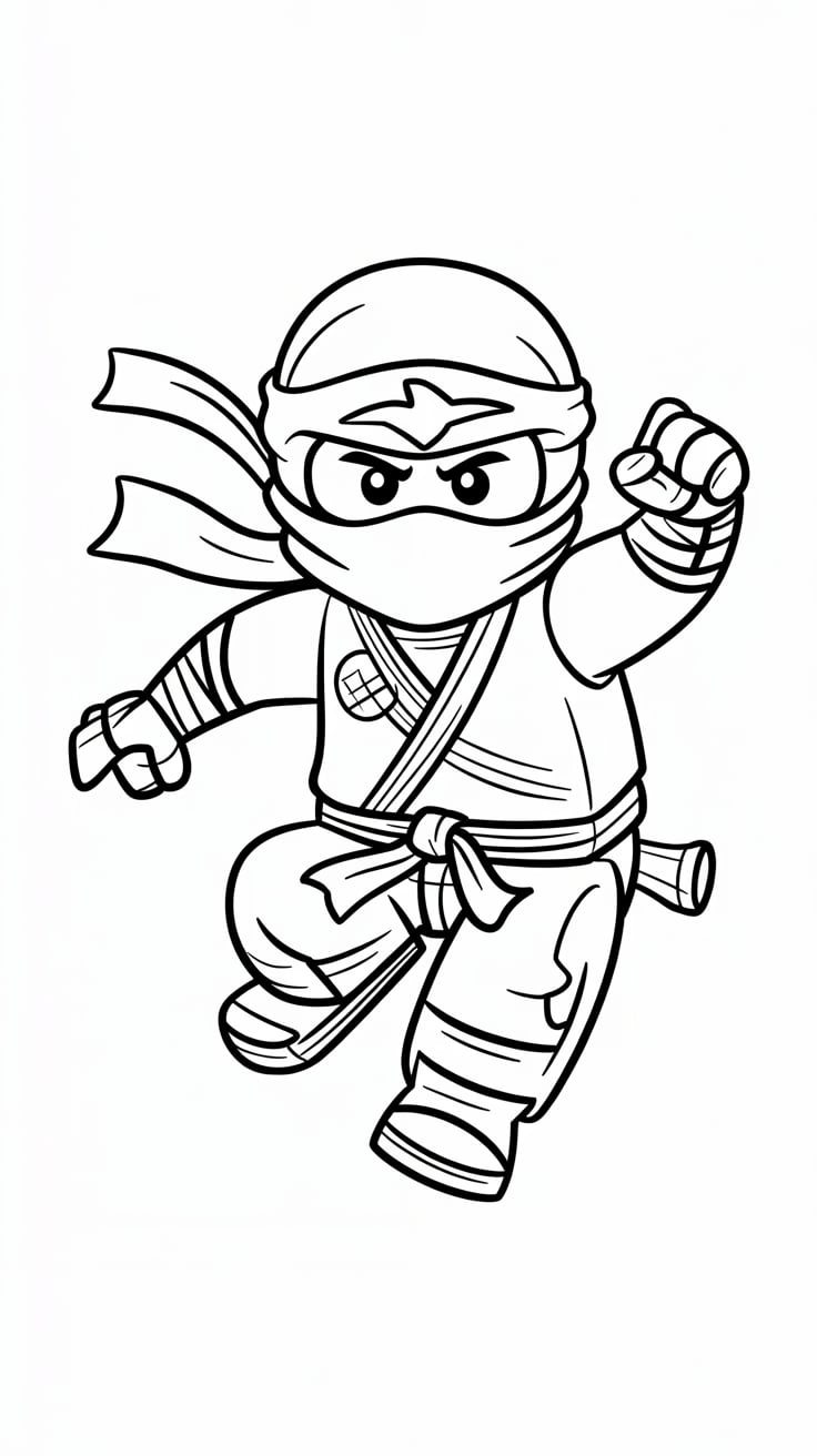 disegni da colorare di lego ninjago