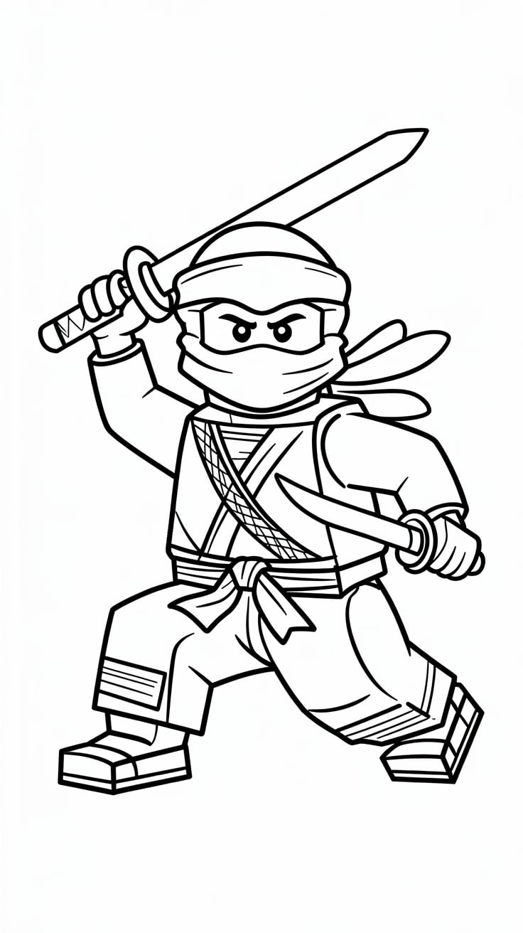 disegni da colorare di Ninjago Lego