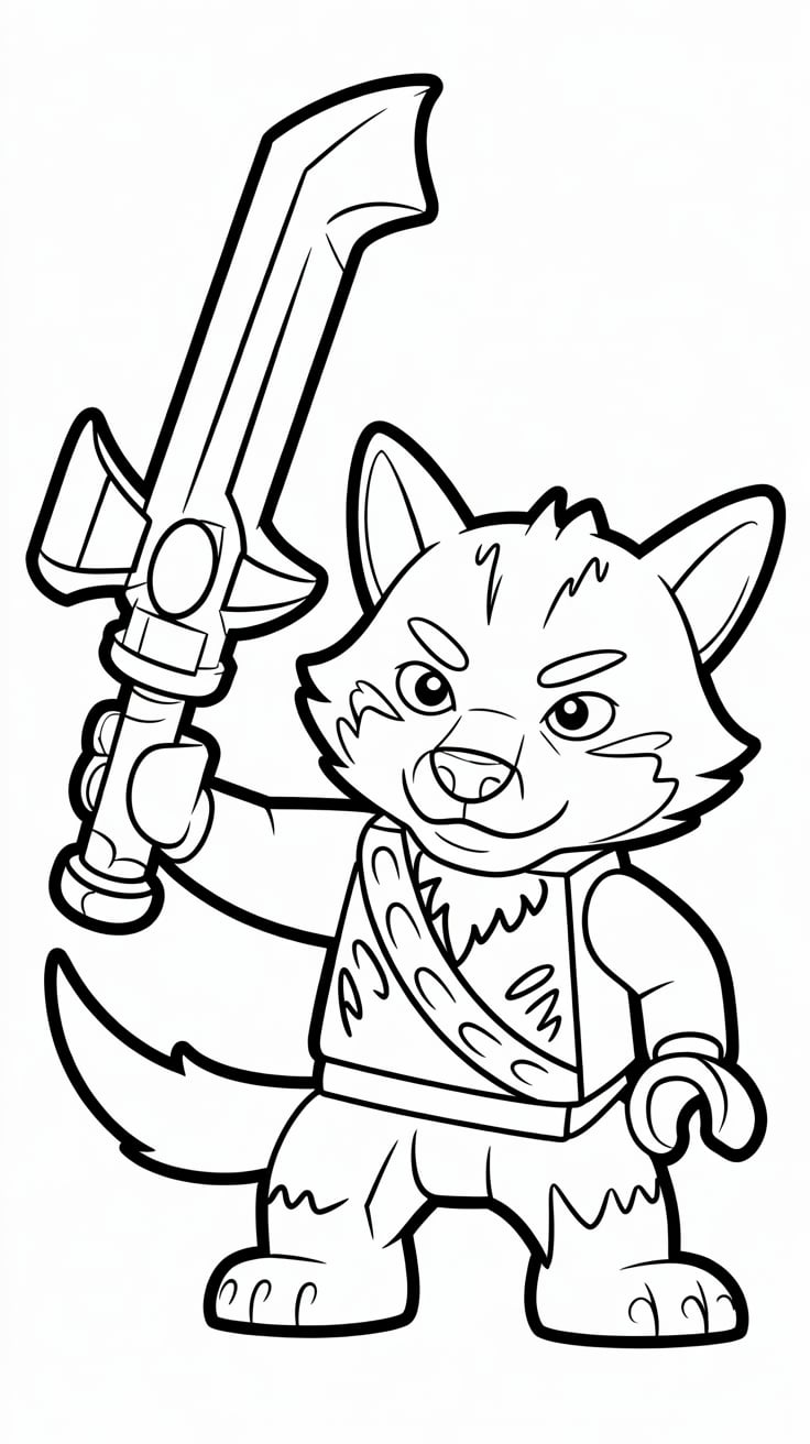 lego poppetje tekenen