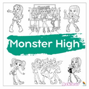 Monster High da colorare