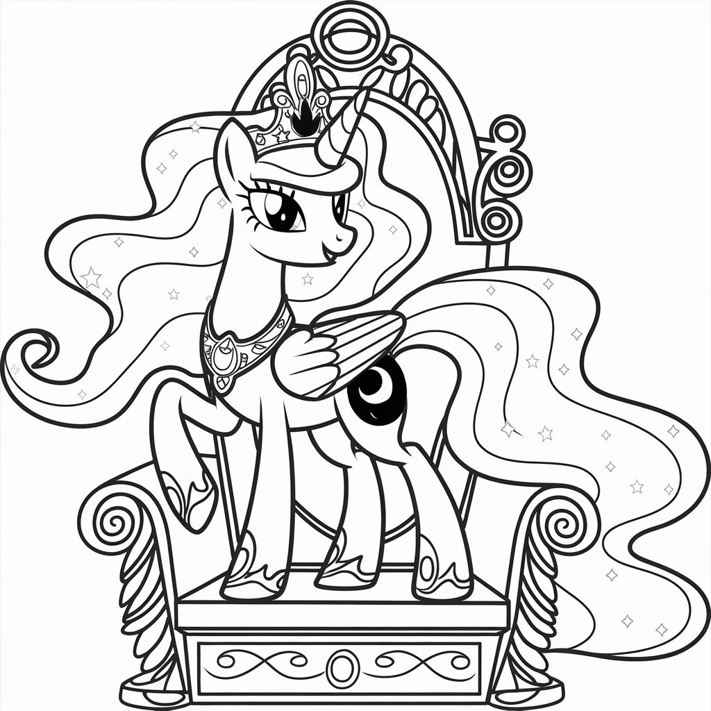disegni da colorare dei my little pony