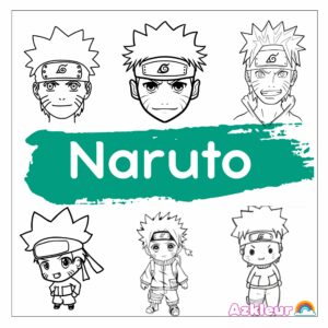 Naruto da colorare