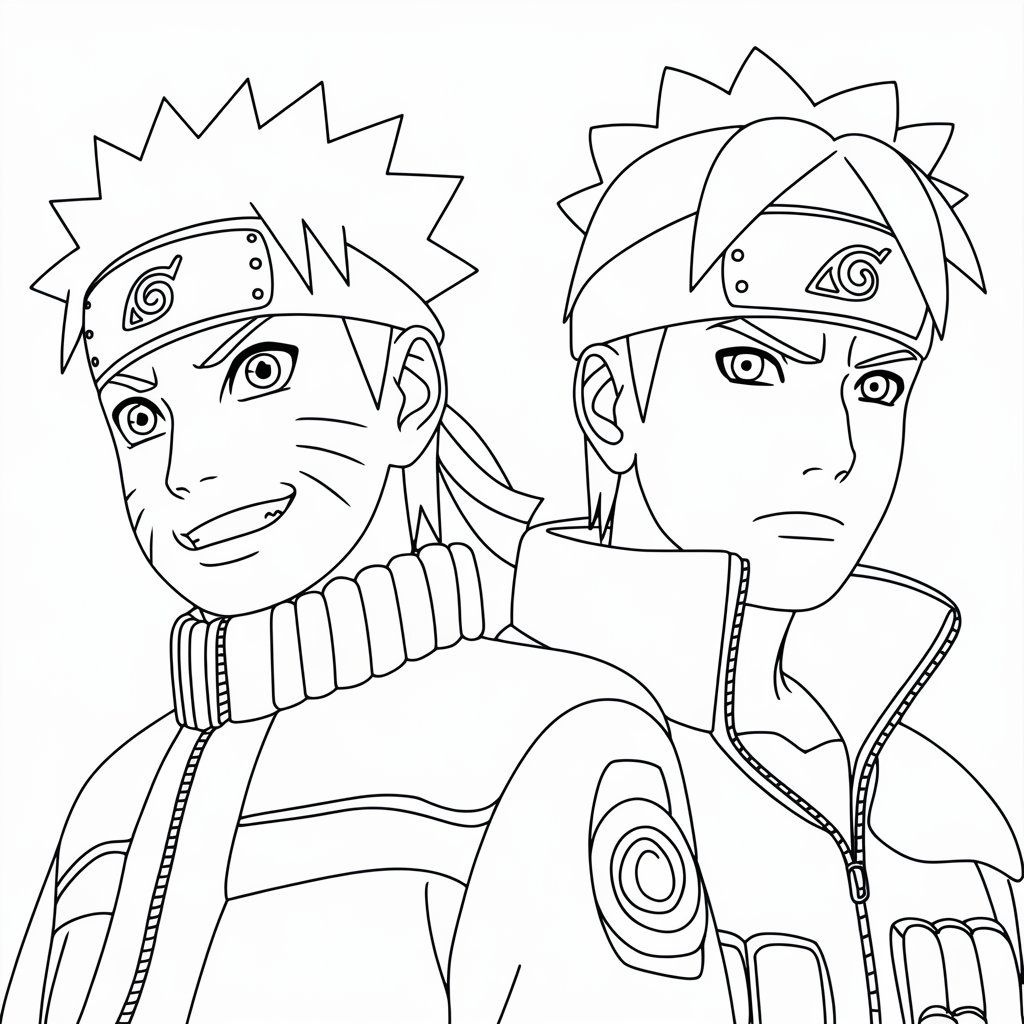 disegni di naruto da colorare