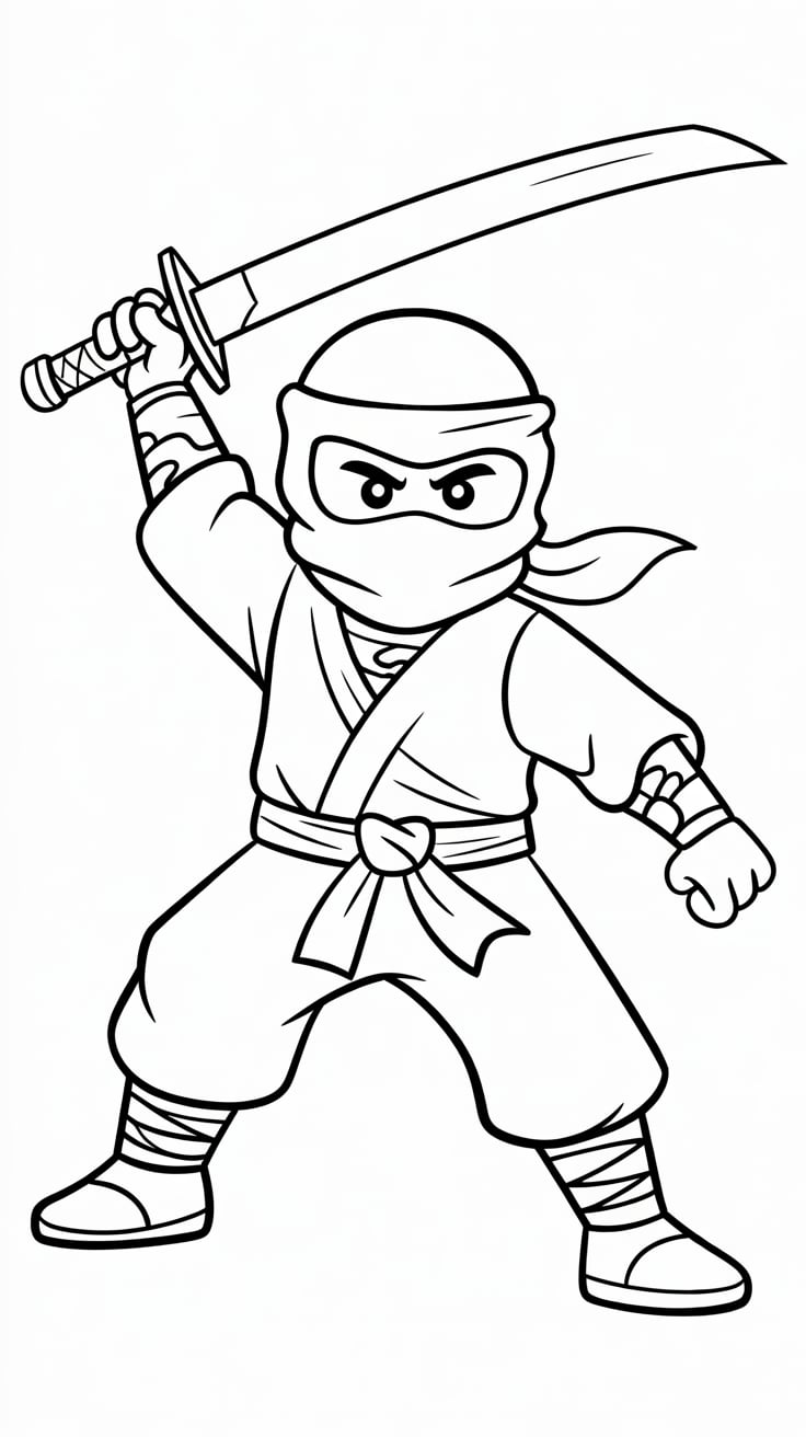 disegni da colorare lego ninjago