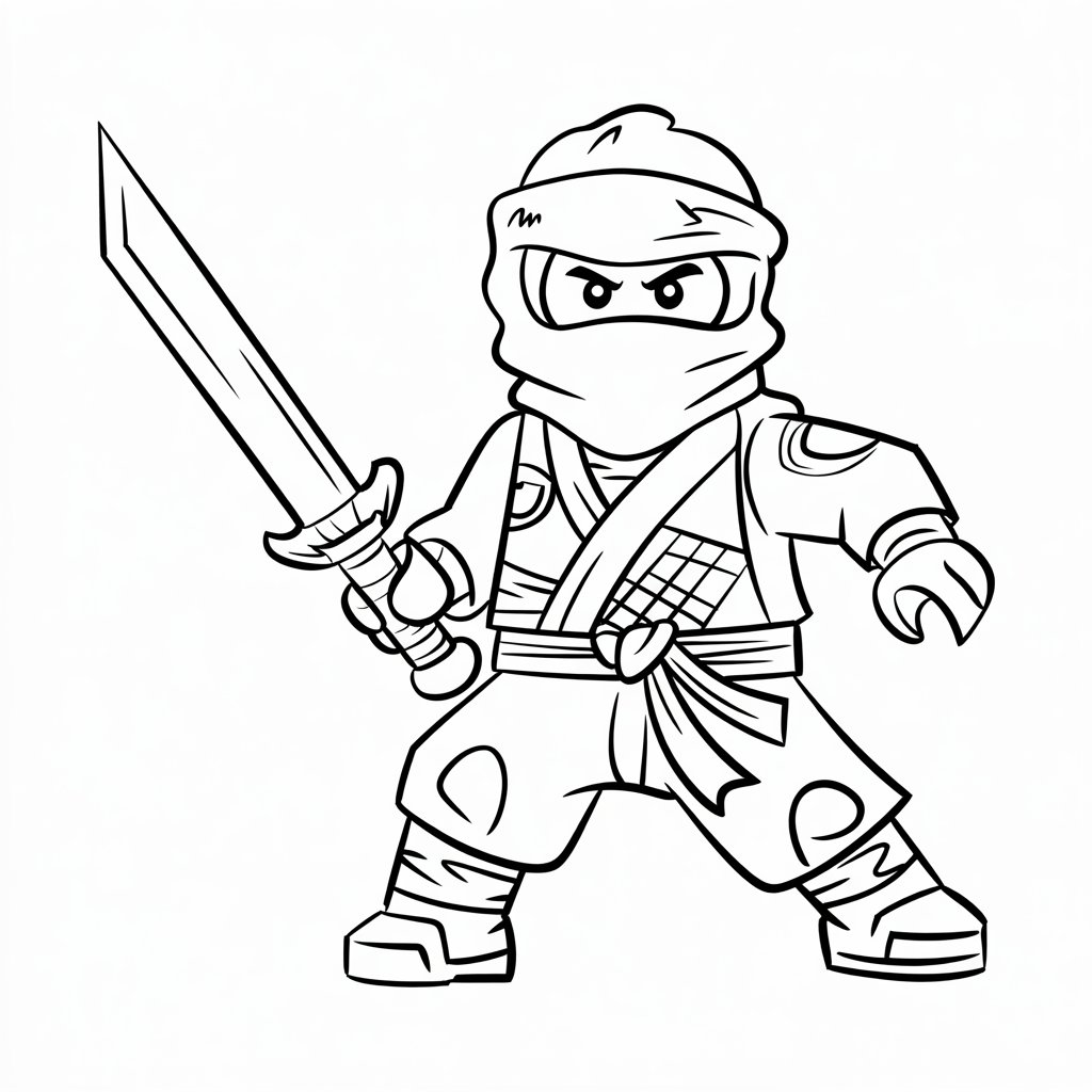 disegni da colorare di ninjago