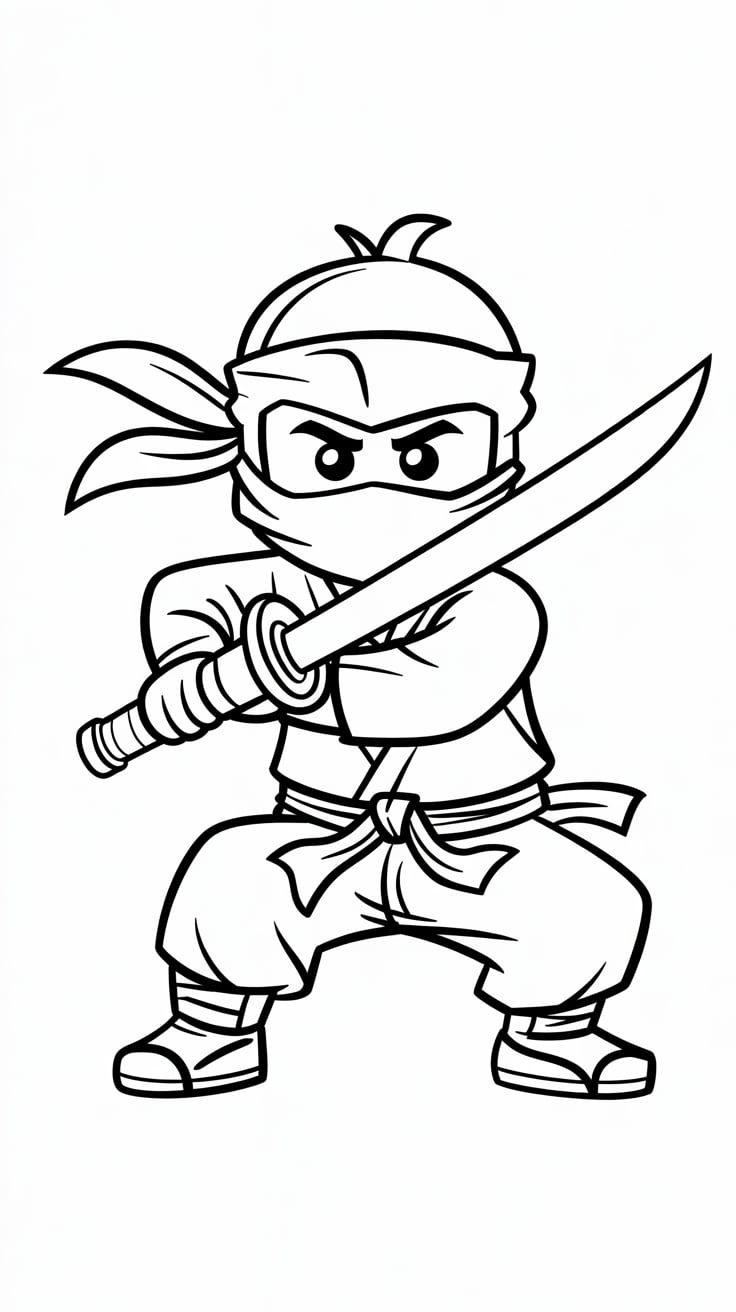 disegni lego ninjago da colorare