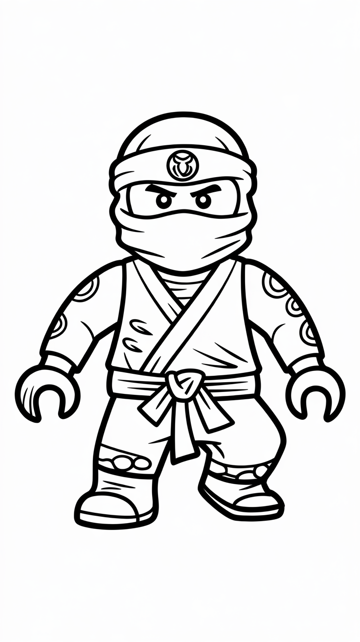disegni ninjago da colorare