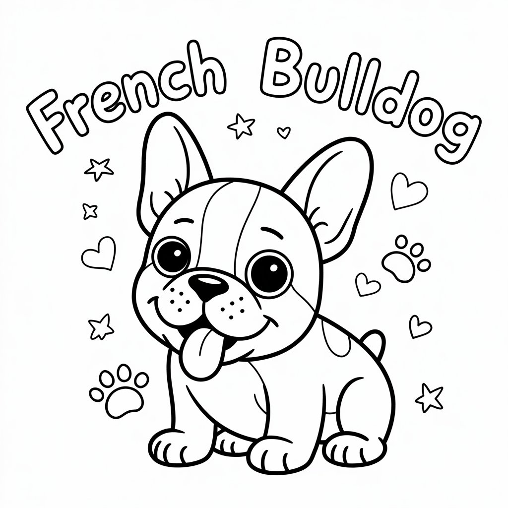 disegni cuccioli cani da colorare