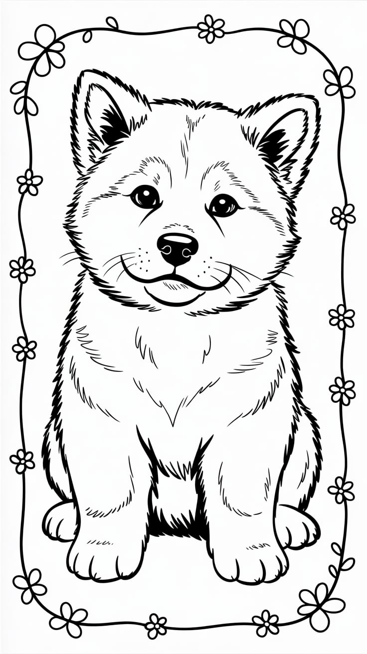 cane cucciolo disegno