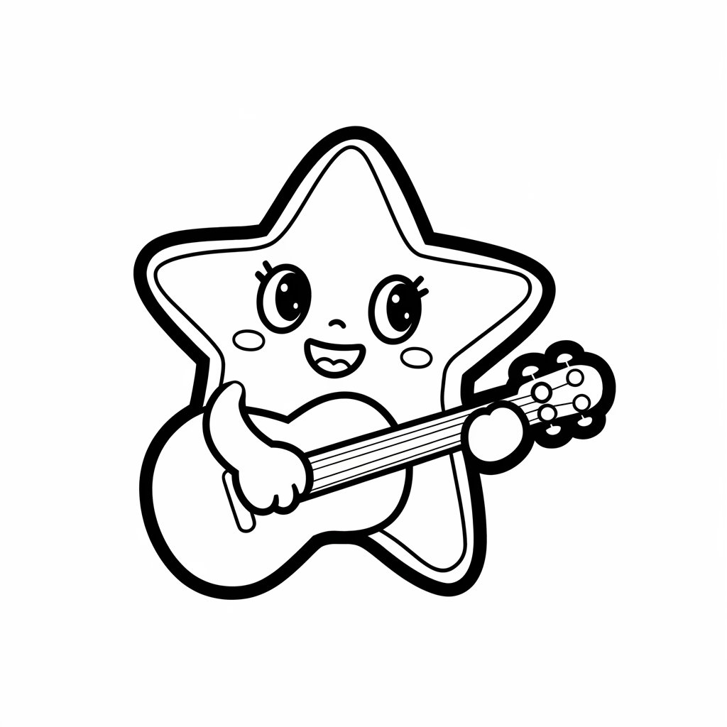 disegni da colorare stella