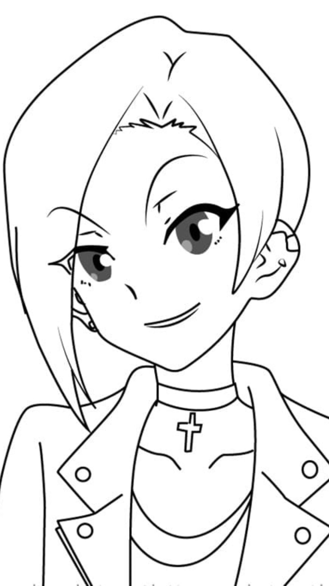 disegno da colorare manga