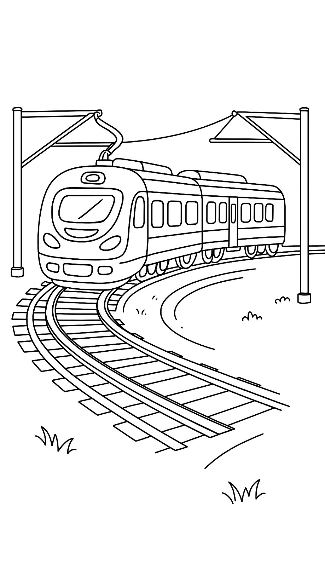 disegni di treni frecciarossa da colorare