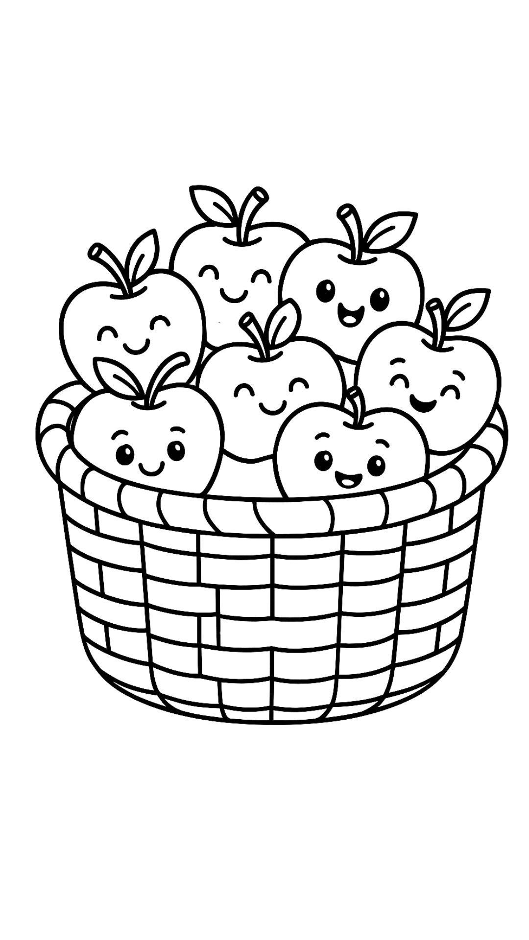 disegno di una mela da colorare