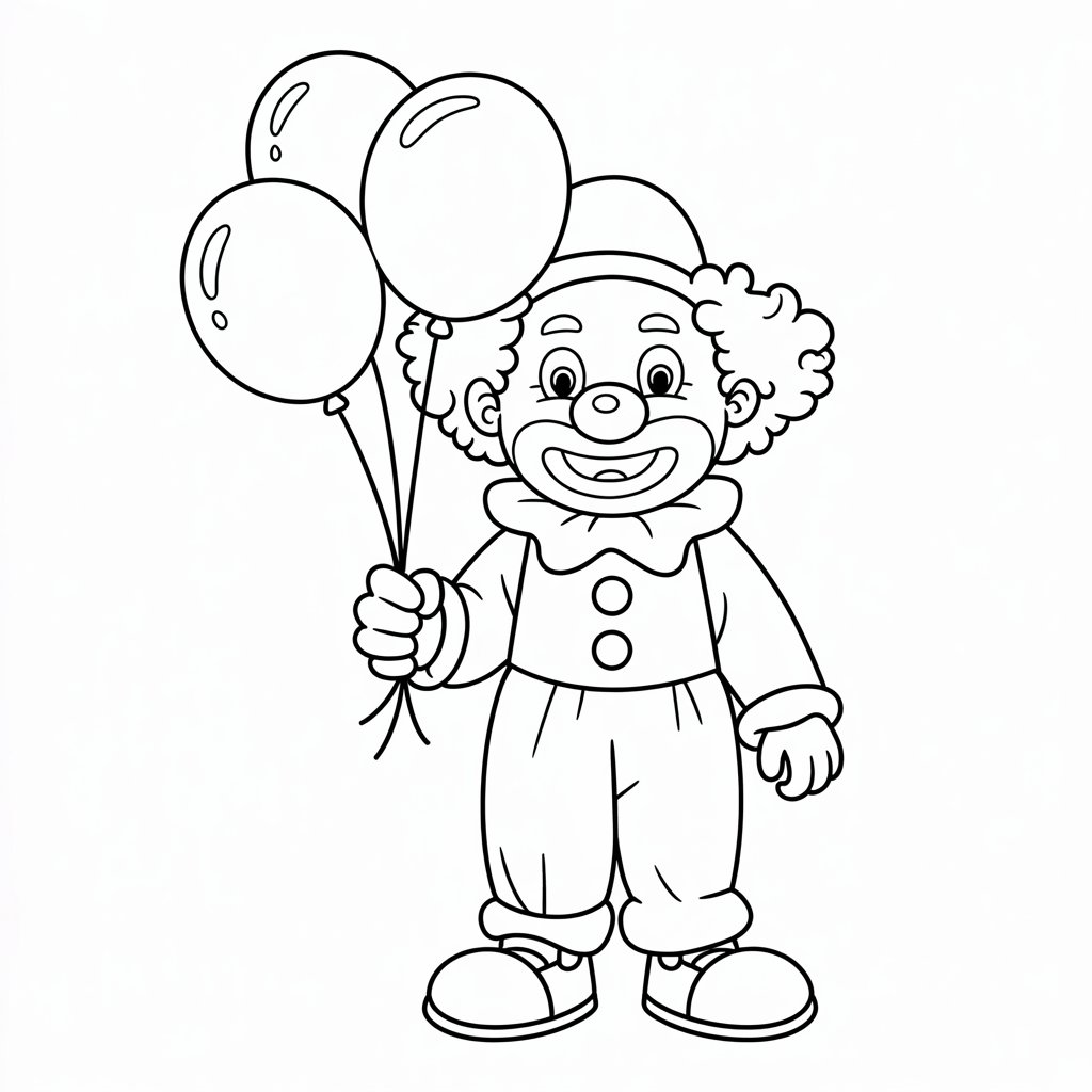 disegni clown