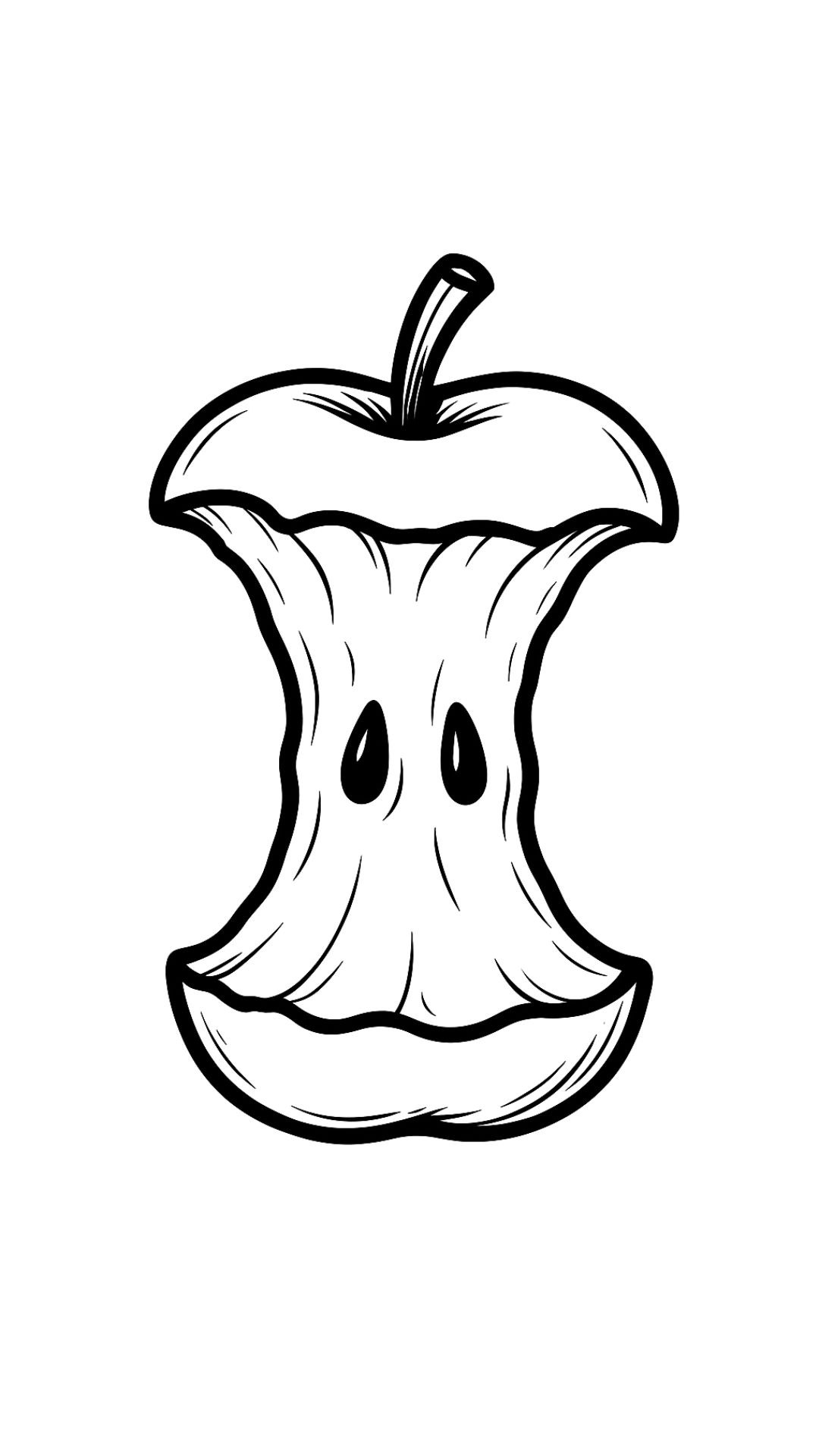 disegni di mele da colorare