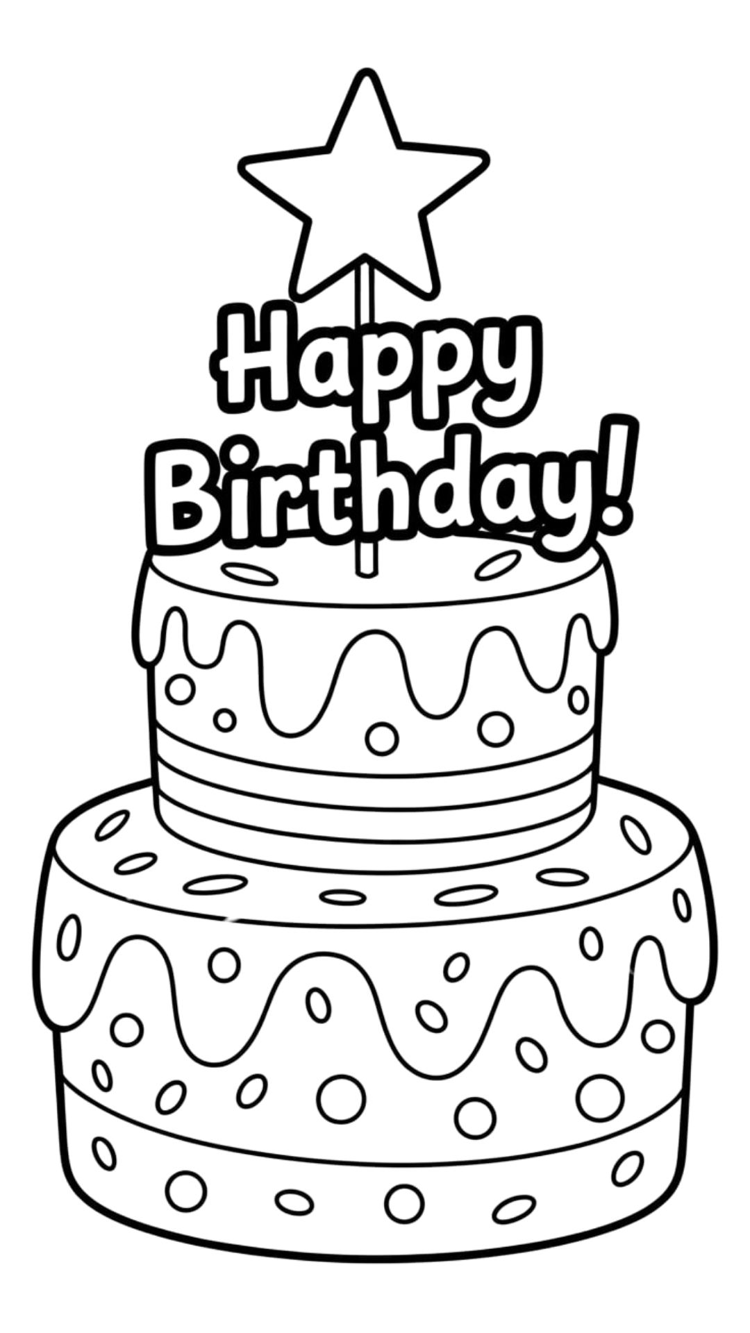 torte da stampare e colorare