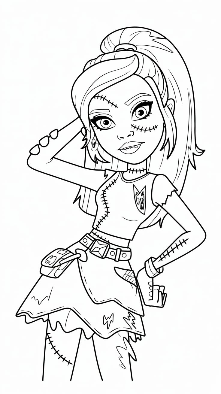 monster high da disegnare