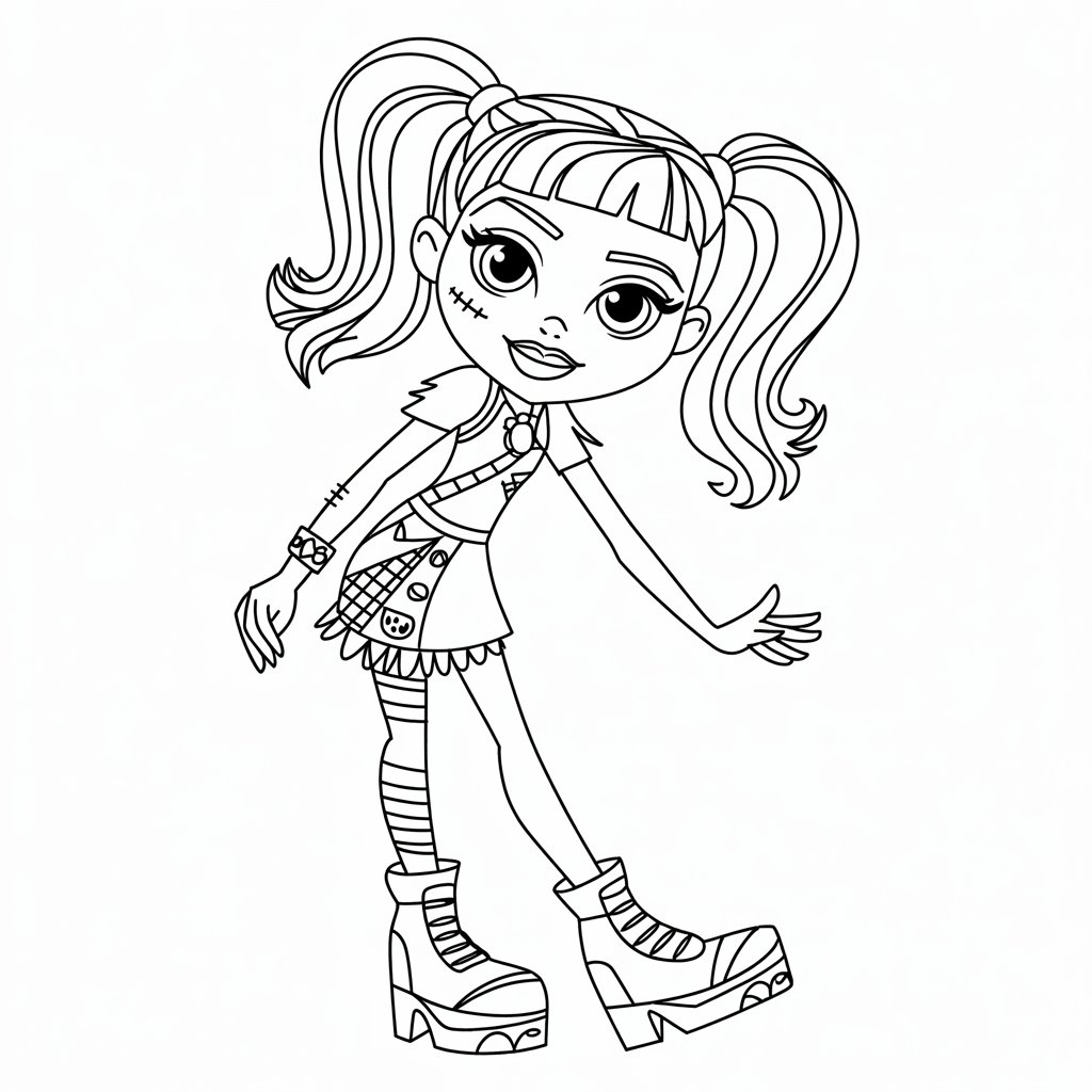 disegni da colorare delle monster high