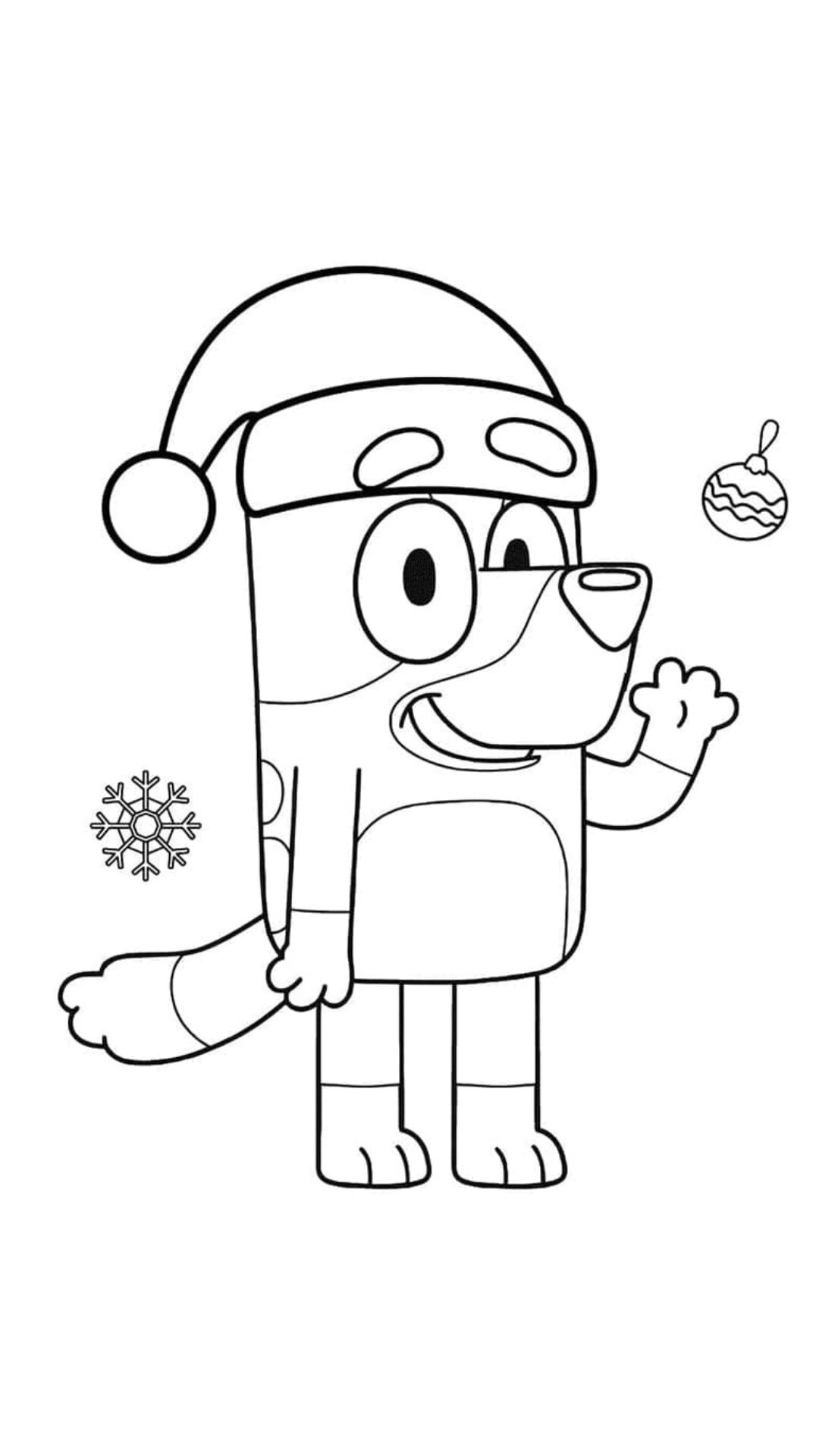 disegno da colorare bluey