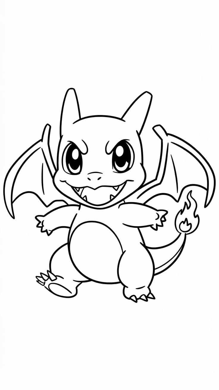 disegno di charizard