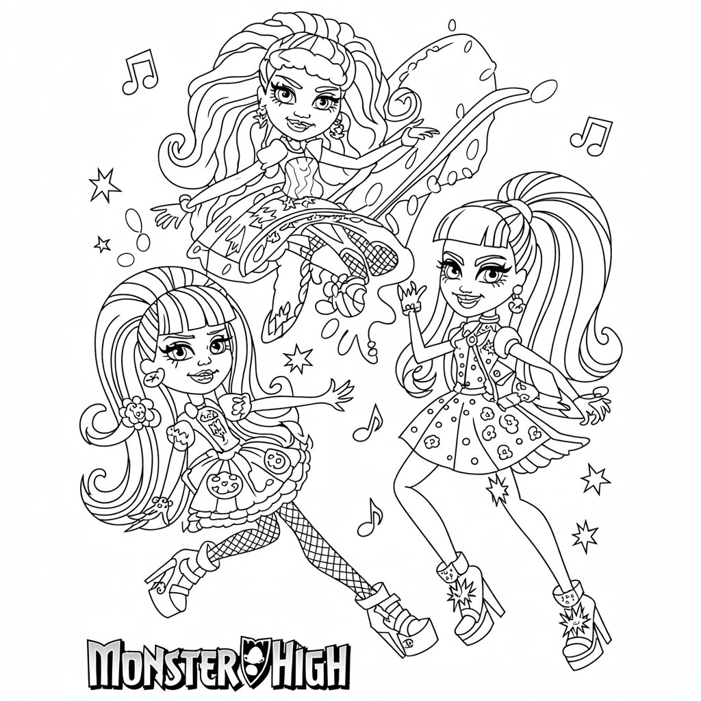 disegni da colorare di monster high