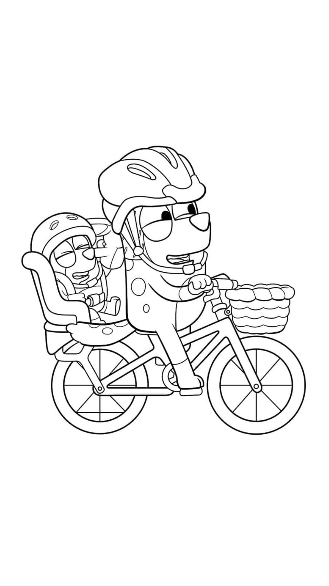 bluey immagini da colorare