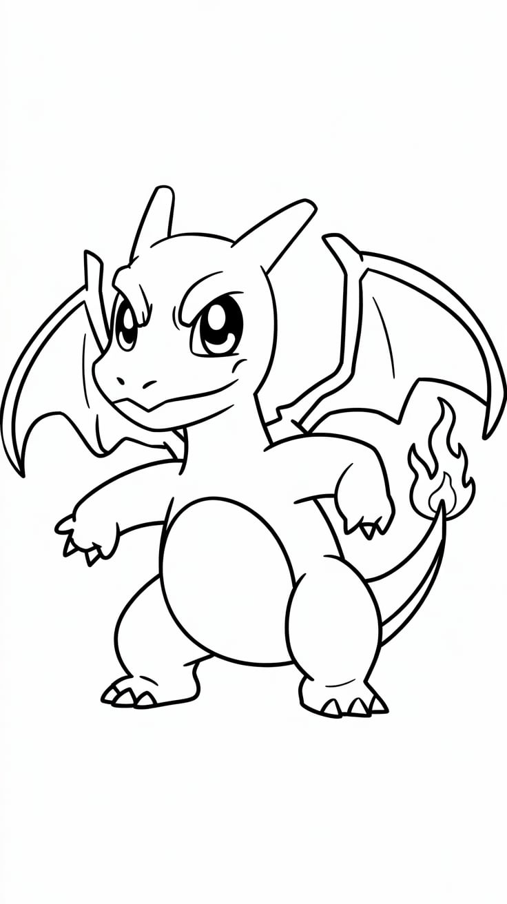charizard disegni da colorare