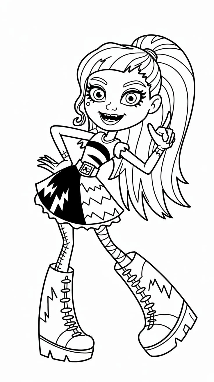 disegni da colorare di monster high