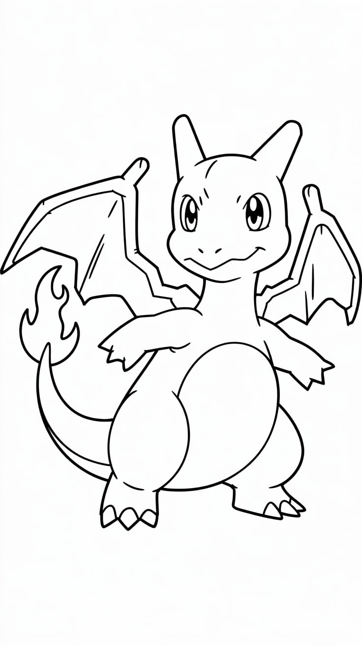 charizard pokemon da colorare