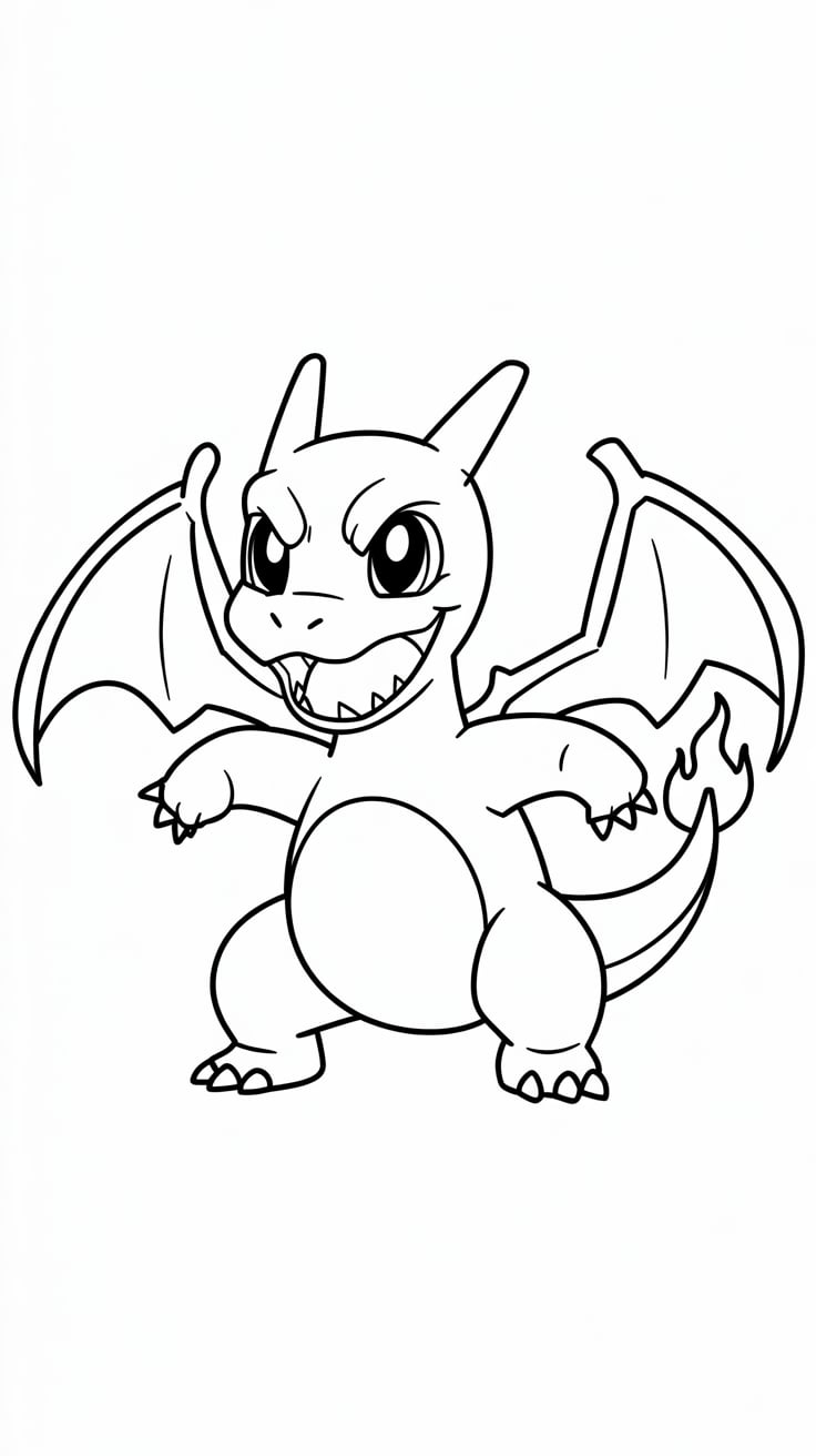 charizard disegno da colorare