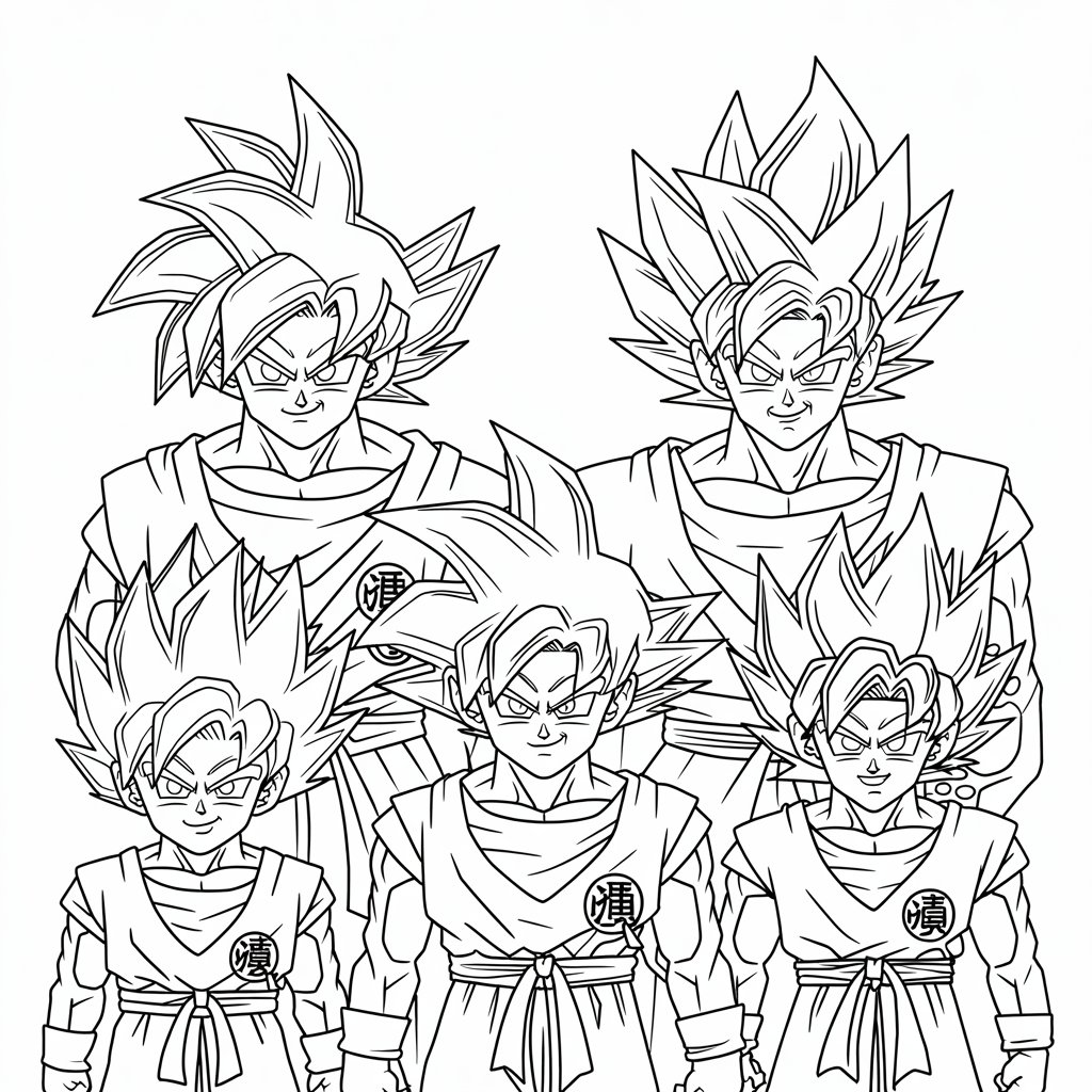goku ultra istinto da colorare