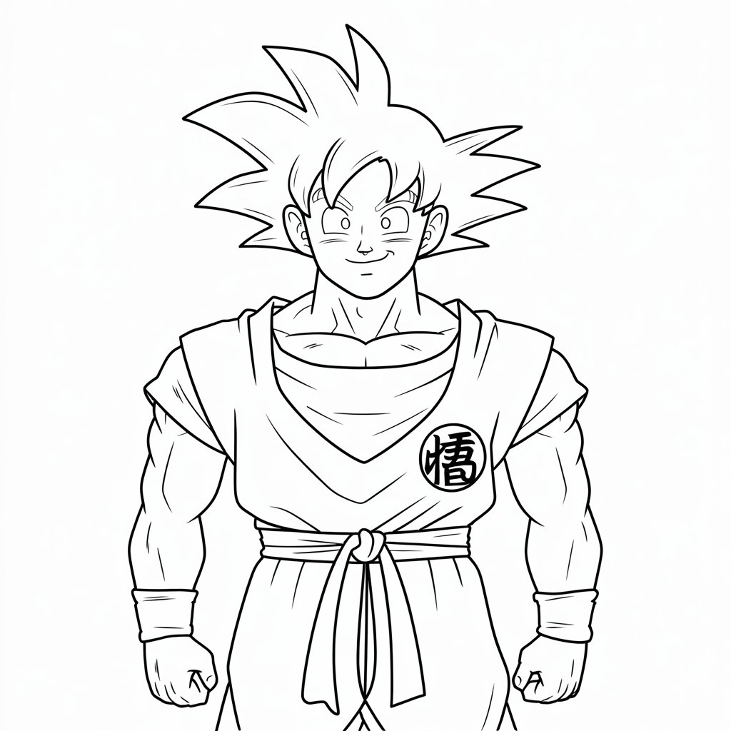 disegni da colorare dragon ball goku ultra istinto