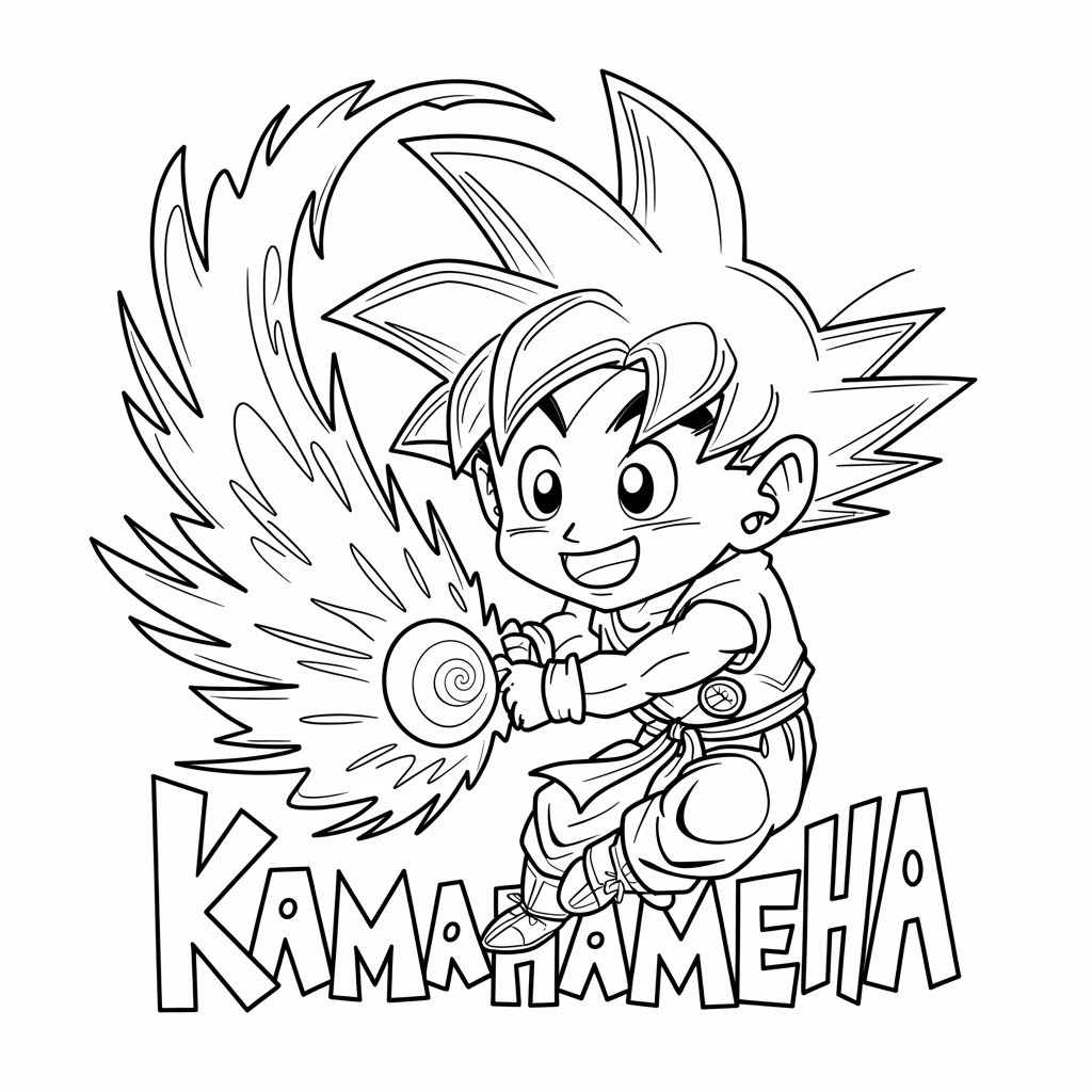 goku disegni da colorare